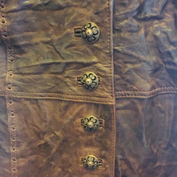 Alan Michael custom made leather coat - Picture 6 of 10